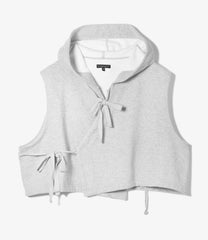Knit Wrap Vest - 12oz Cotton Fleece