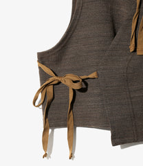 Knit Wrap Vest -  Tri Blend Jersey Knit