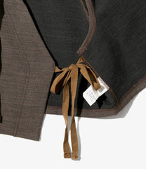 Knit Wrap Vest -  Tri Blend Jersey Knit