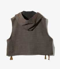 Knit Wrap Vest -  Tri Blend Jersey Knit
