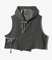 Knit Wrap Vest -  Tri Blend Jersey Knit