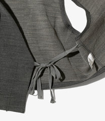 Knit Wrap Vest -  Tri Blend Jersey Knit