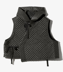 Knit Wrap Vest - Polyester Small Diamond Quilt