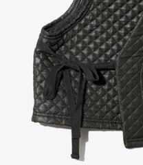 Knit Wrap Vest - Polyester Small Diamond Quilt