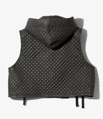 Knit Wrap Vest - Polyester Small Diamond Quilt