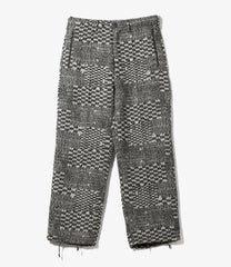 Knit Leisure Pant - Pattern Block Jacquard