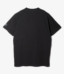 Printed Cross Neck T-shirt - Piano