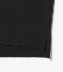 Printed Cross Neck T-shirt - Piano