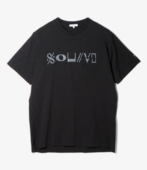 Printed Cross Neck T-shirt - Sound