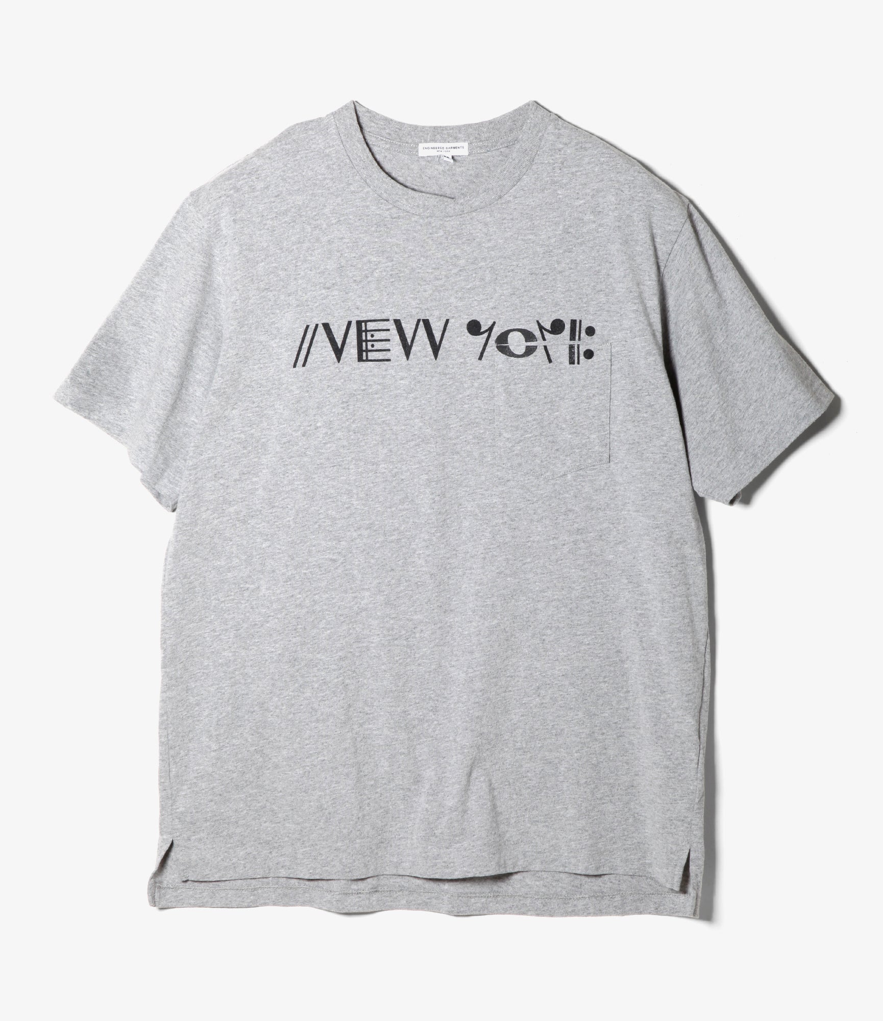 Engineered Garments Tシャツ・カットソー グレー 0232725E0028 ENGINEERED GARMENTS-T-SHIRT / SWEAT SHIRT – NEPENTHES ONLINE