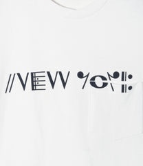 Printed Cross Neck T-shirt - NY