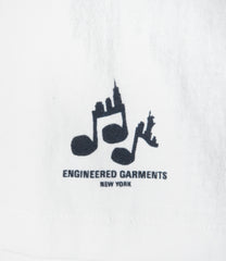 Printed Cross Neck T-shirt - Music