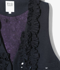 Frill Vest - Twill Paint