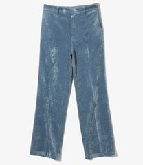 Narrow Flare Pants - Velveteen