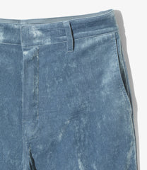 Narrow Flare Pants - Velveteen
