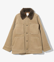 Work Coverall Jacket - Bonding Corduroy
