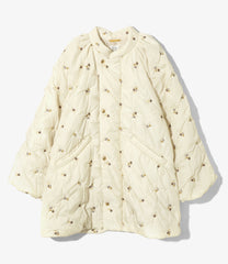 Padded Coat - Original Floral Emb.