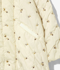 Padded Coat - Original Floral Emb.