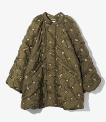 Padded Coat - Original Floral Emb.