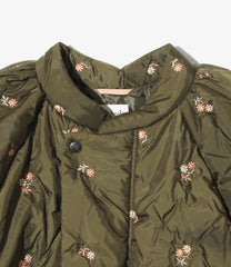 Padded Coat - Original Floral Emb.