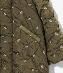 Padded Coat - Original Floral Emb.