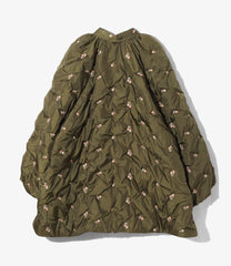 Padded Coat - Original Floral Emb.