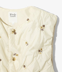 Padded Vest - Original Floral Emb.