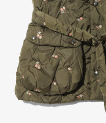 Padded Vest - Original Floral Emb.