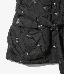 Padded Vest - Original Floral Emb.