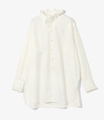 Frill Stand Collar Shirt