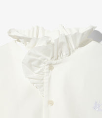Frill Stand Collar Shirt