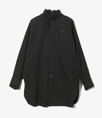 Frill Stand Collar Shirt