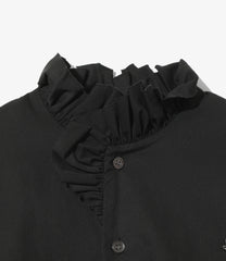 Frill Stand Collar Shirt