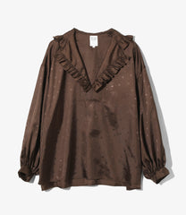 Frill Hoody - Jacquard