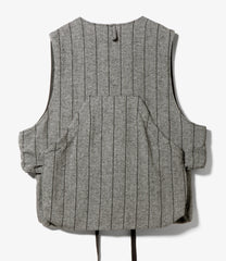 Fowl Vest - Wool Striped HB