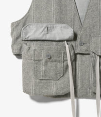 Fowl Vest - Wool Striped HB