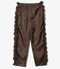 Frill Side Pants - Jacquard