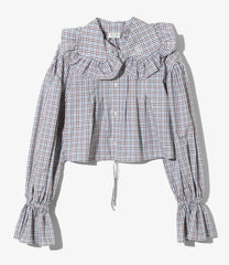 Mono Stitch Spencer Shirt-Tattersall