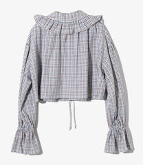 Mono Stitch Spencer Shirt-Tattersall