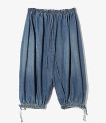 Balloon Unitard - Denim
