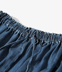 Balloon Unitard - Denim