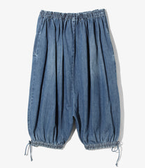 Balloon Unitard - Denim