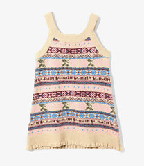 Fair Isle Apron Vest