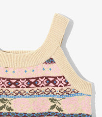 Fair Isle Apron Vest