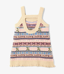 Fair Isle Apron Vest
