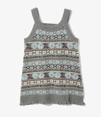 Fair Isle Apron Vest