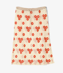 Pencil Skirt - Flower Lace