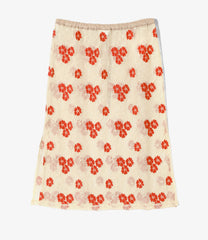 Pencil Skirt - Flower Lace