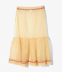 Single Tiered Skirt - Sheer Tricot