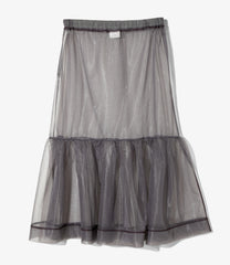Single Tiered Skirt - Sheer Tricot